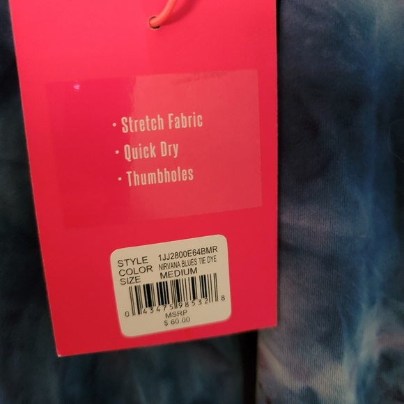 NWT Women's Juicy Couture Women's Nirvana Studio Zip Hoodie Tie Dye MEDIUM - Picture 4 of 6